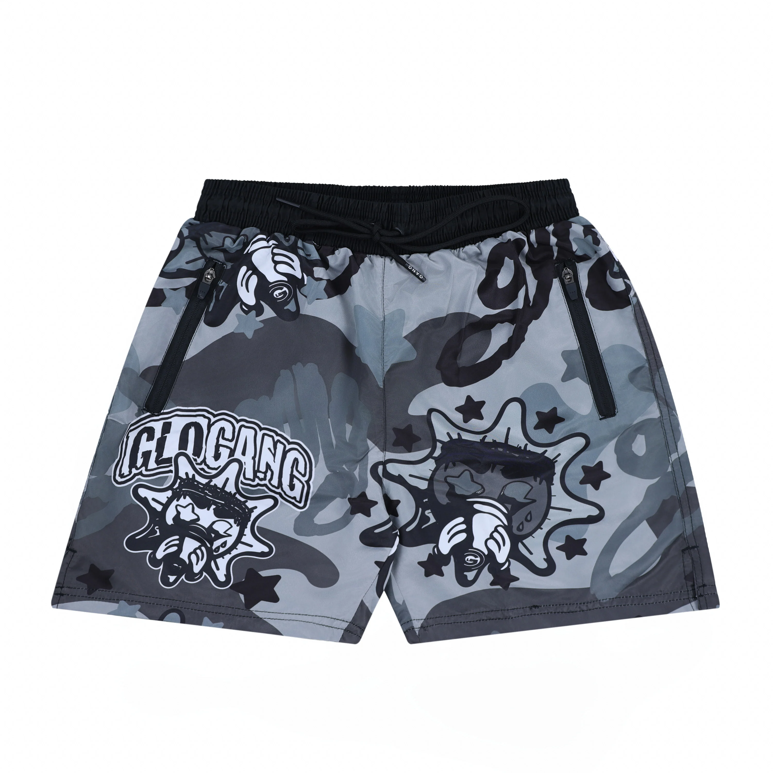 Glo Camo Shorts (Grey)
