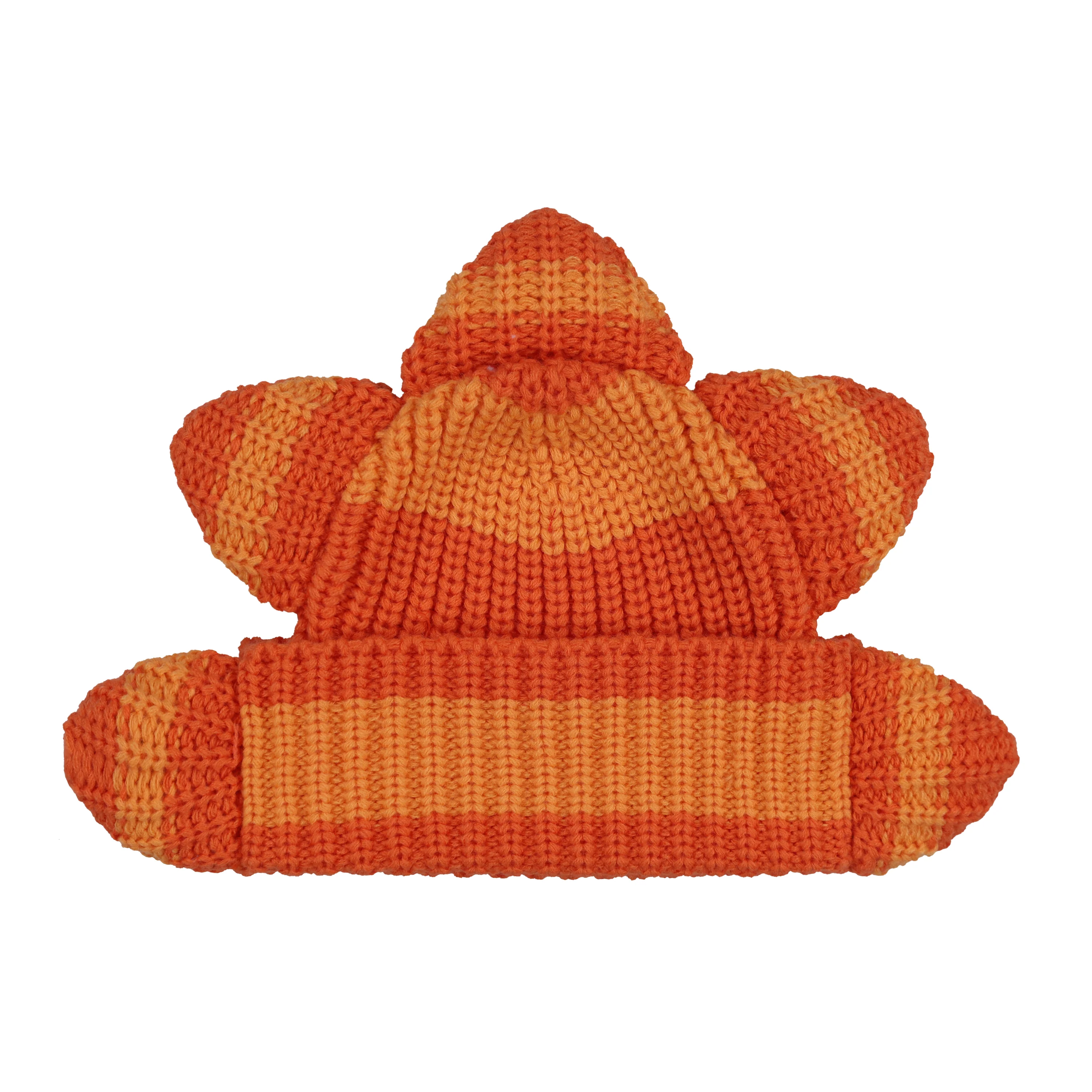 Glo Rising Sun Beanie (Orange Stripe) - Image 2